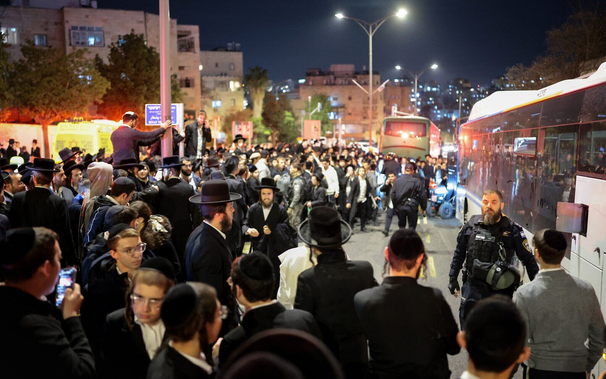 Teen Killed After Bus Hits Ultra-Orthodox Protesters During Anti-Conscription Rally in Jerusalem