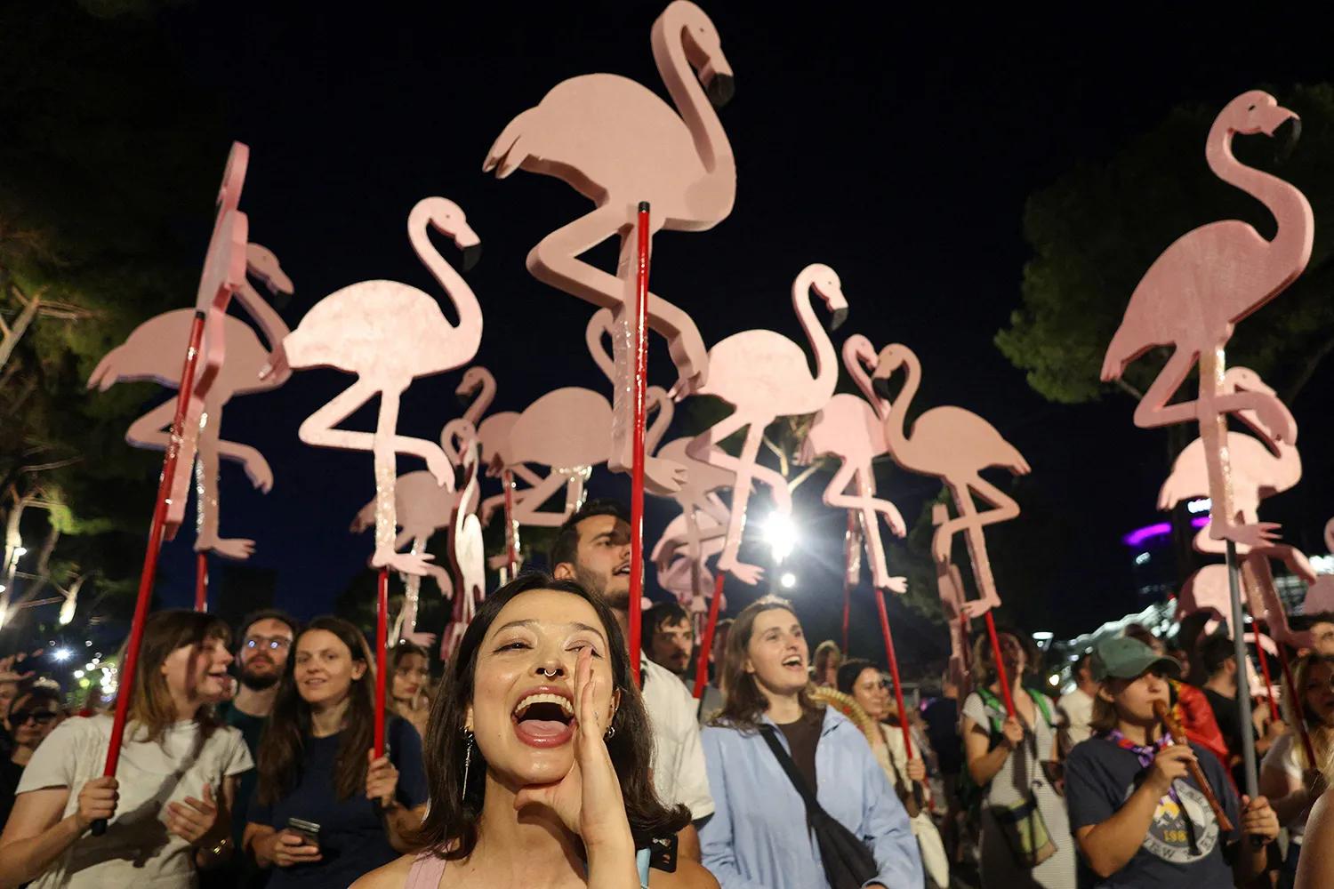 Albania's 'Flamingo Revolution' Challenges Elite Development and EU Aspirations