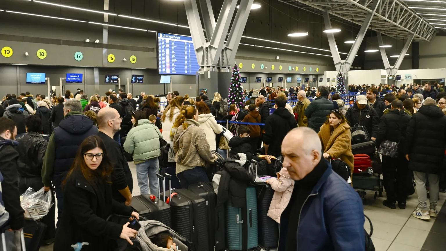 Greece shuts airspace after communications failure strands thousands of passengers across Europe