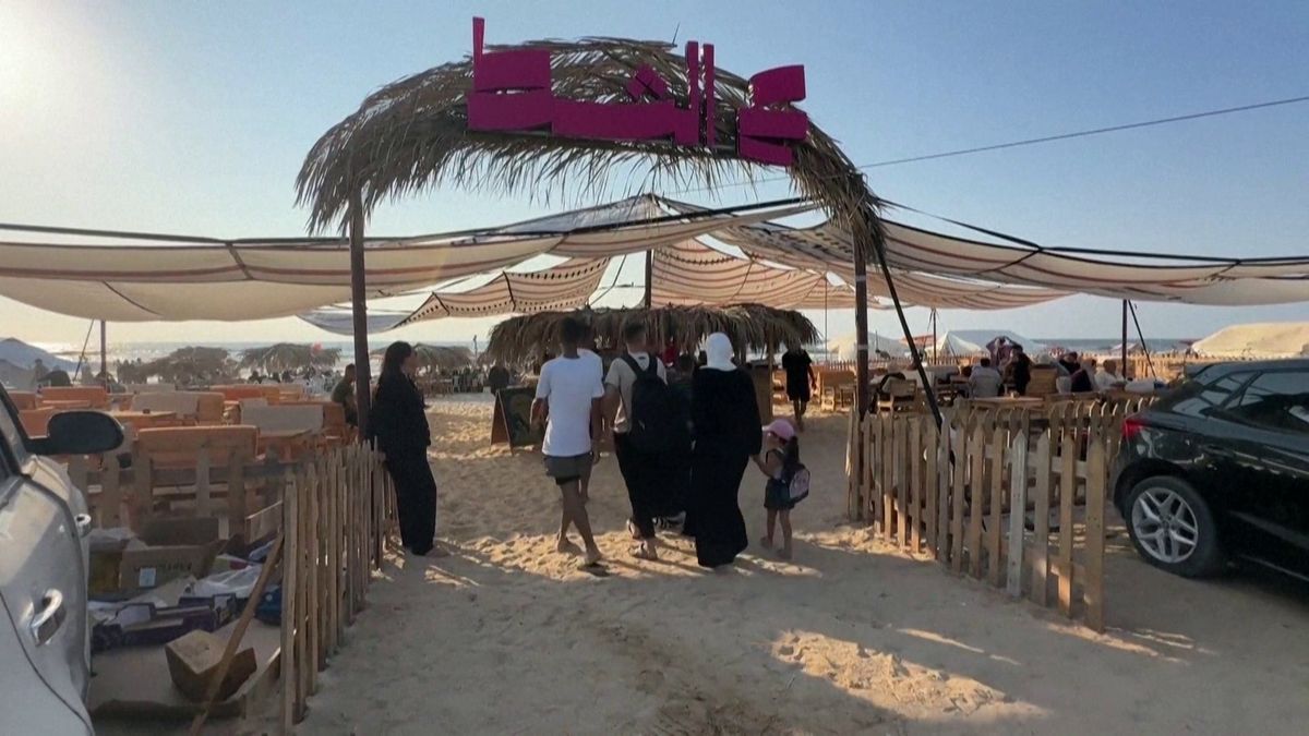 A Beach Cafe in Gaza: Resilience Amidst the Ruins