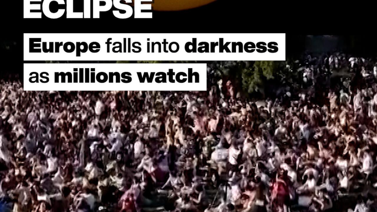 Europe's Momentary Darkness: A Rare Solar Eclipse