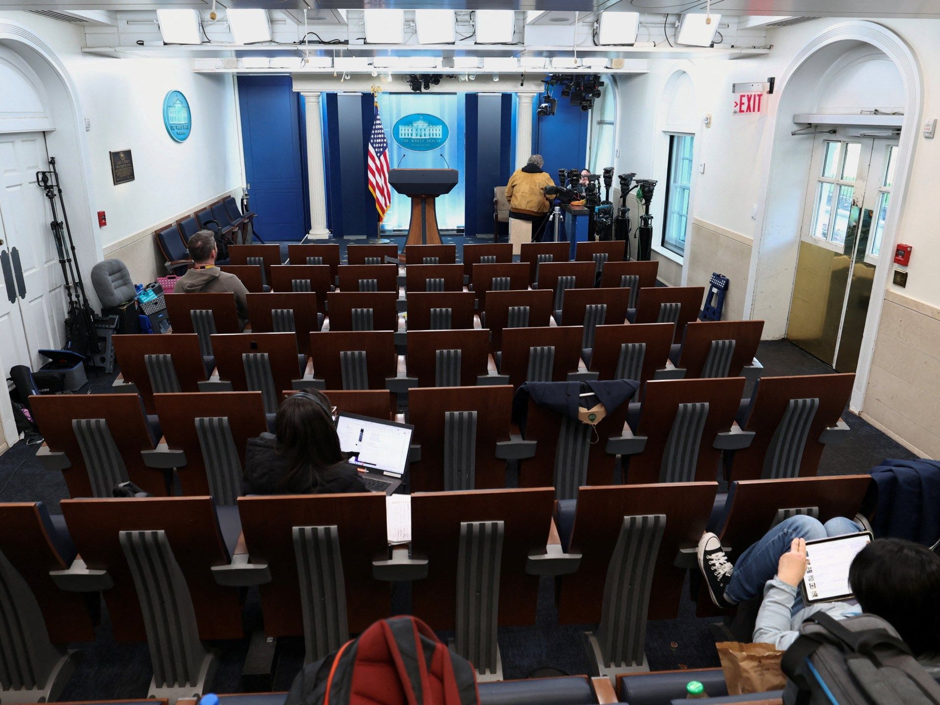 Citizens Sue Over Trump’s Plan to Evict the White House Press Corps
