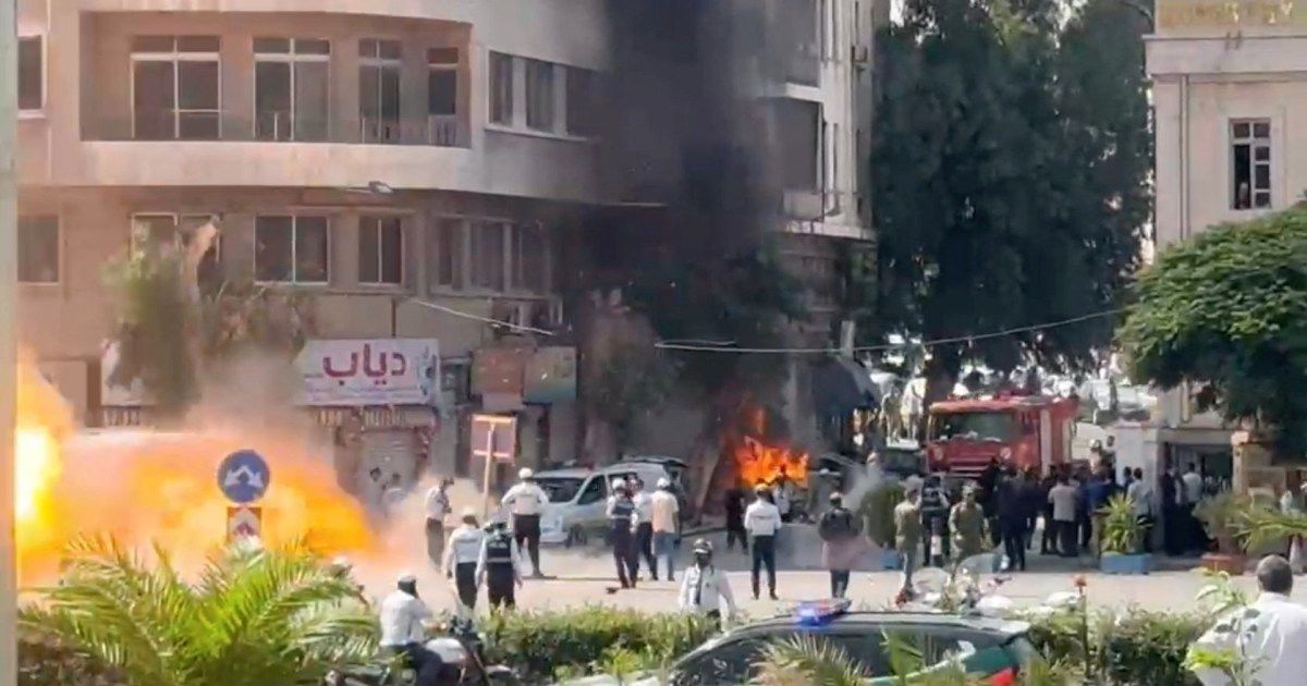 Damascus Explosions During Macron Visit Underscore Syria's Enduring Instability