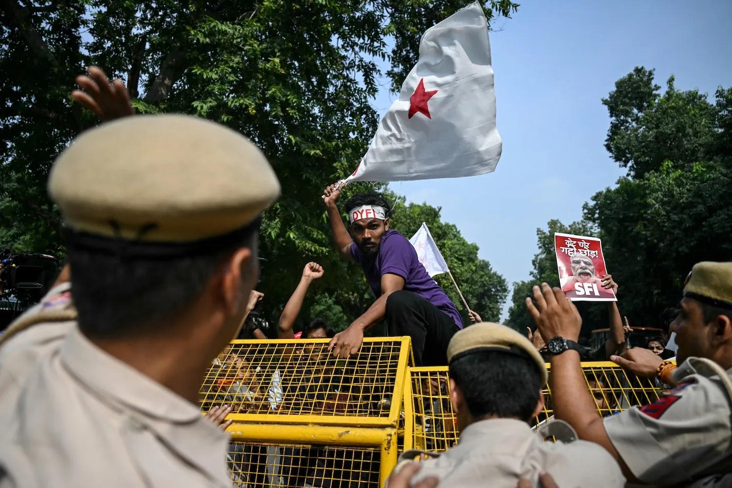 When Voter Rolls Vanish, Delhi Streets Turn Red