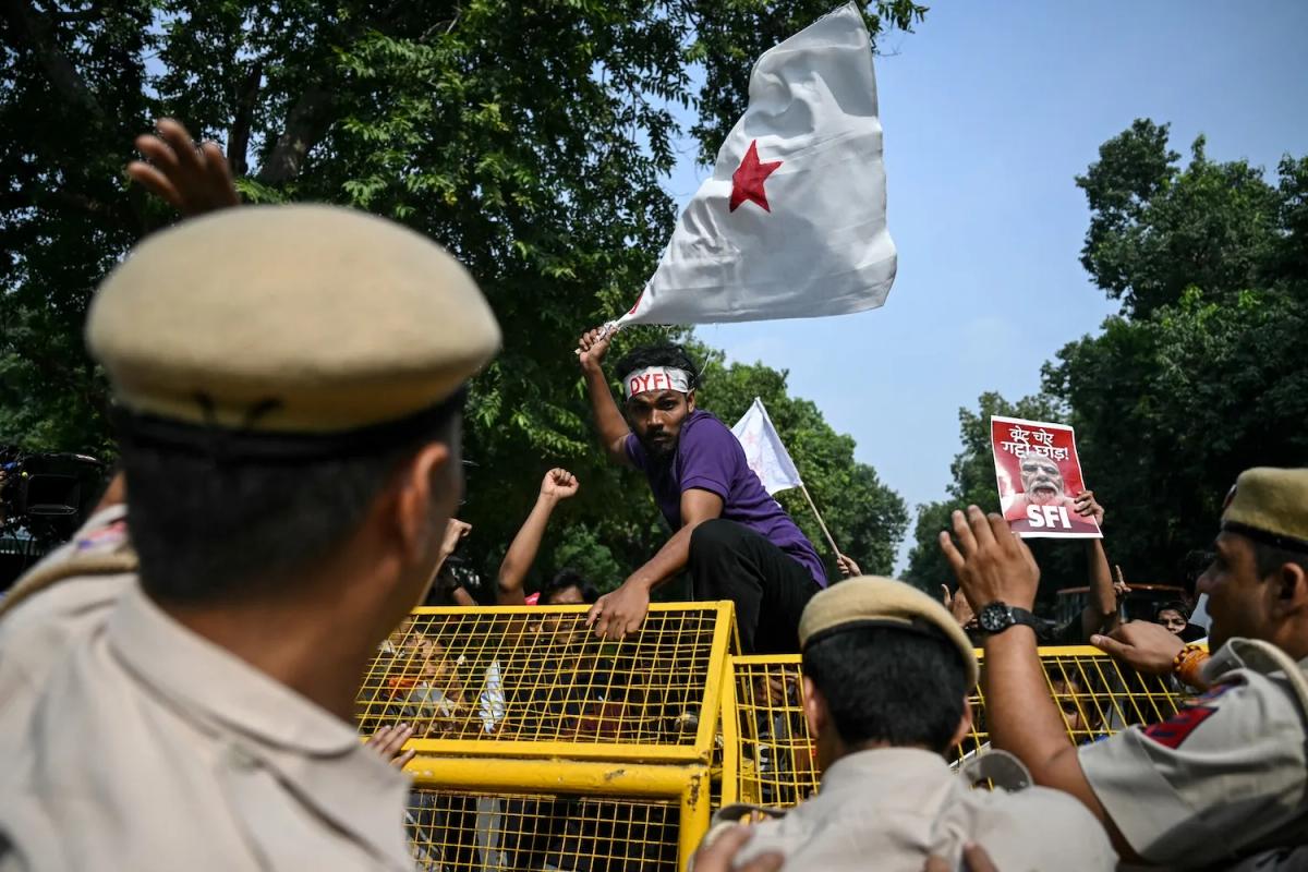 When Voter Rolls Vanish, Delhi Streets Turn Red