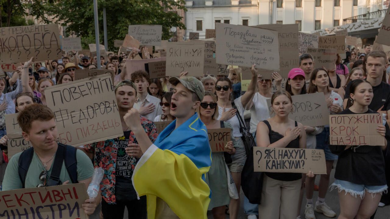 Ukraine's Defence Minister Ouster Sparks Protests: A Test for Zelensky's Leadership