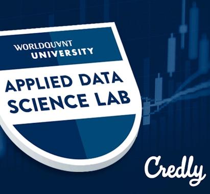WQU Applied Data Science Lab Credly badge