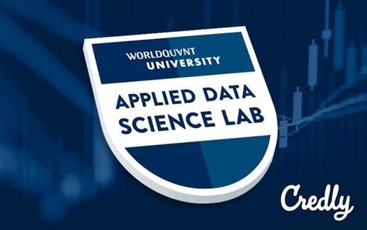 WQU Applied Data Science Lab Credly badge