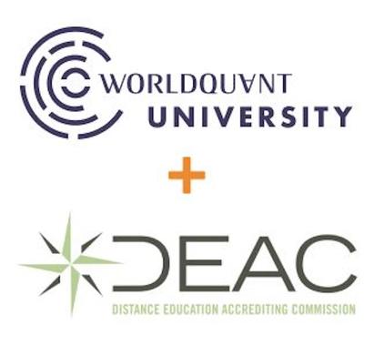 WQU + DEAC combination logo lockup