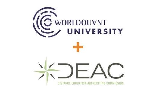 WQU + DEAC combination logo lockup