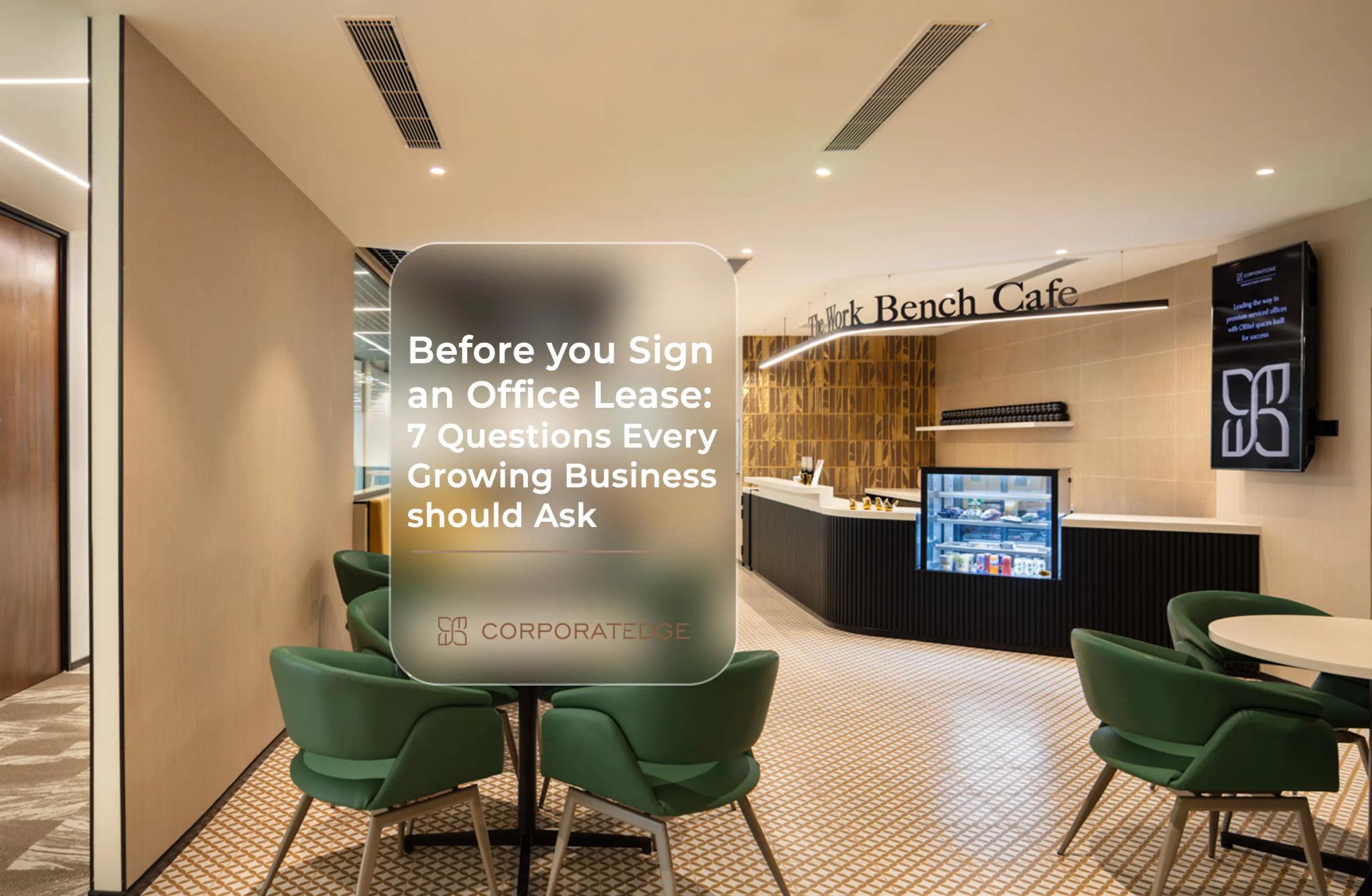 Growing Business Reviewing Office Lease