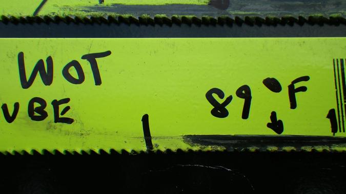 Reciprocating saw blade unusable after improper lubrication