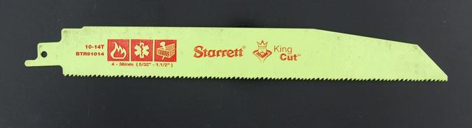 Starrett King Cut / Fire Rescue and Demolition reciprocating saw blade