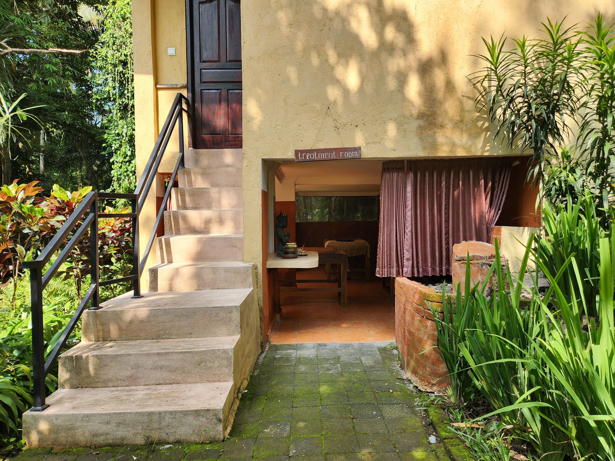 view at the massage room