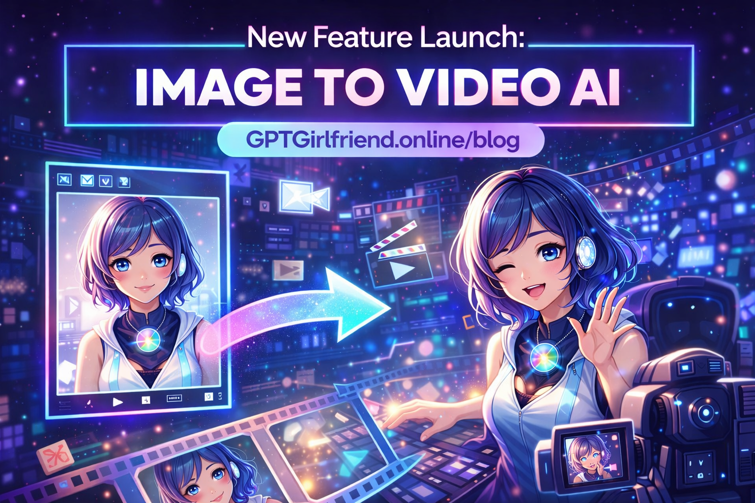New GirlfriendGPT feature: Image to video AI