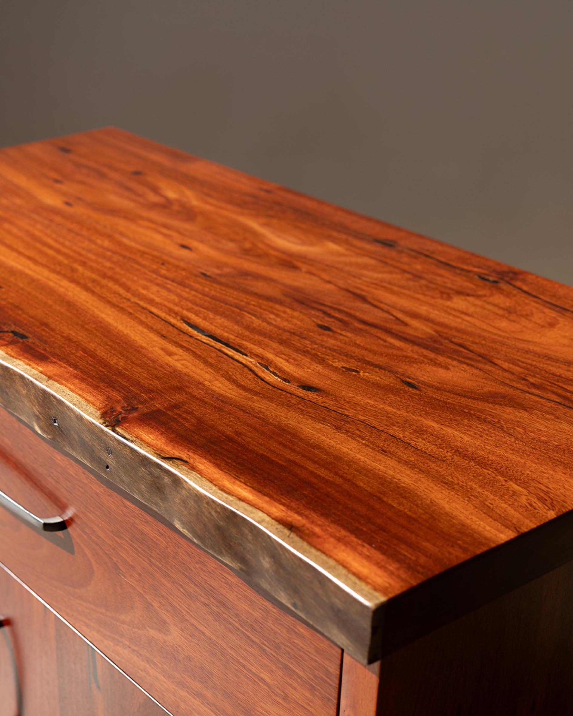 Live edge Marri top of the Coolbinia buffet