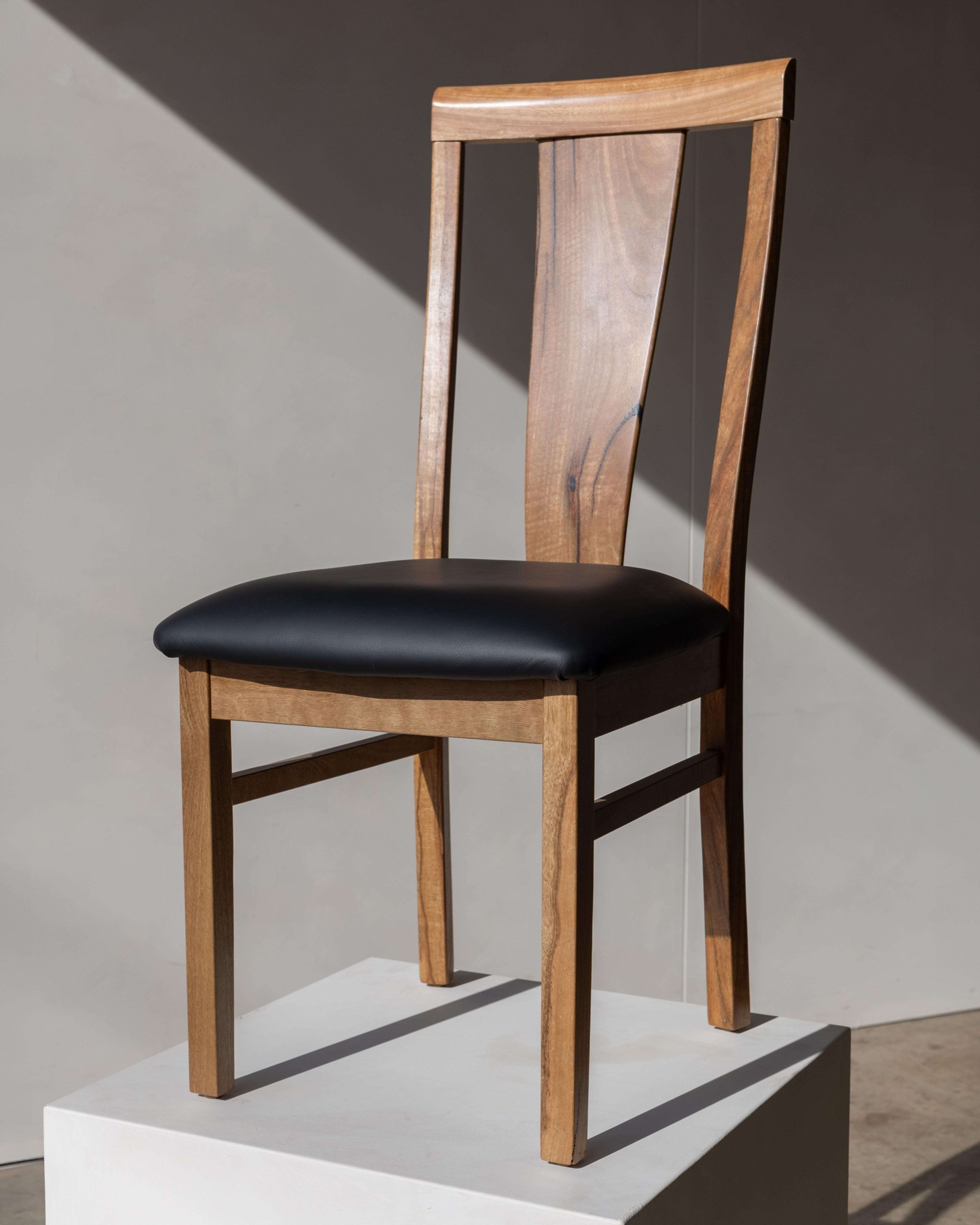 Newman dining chair in hard afternoon light