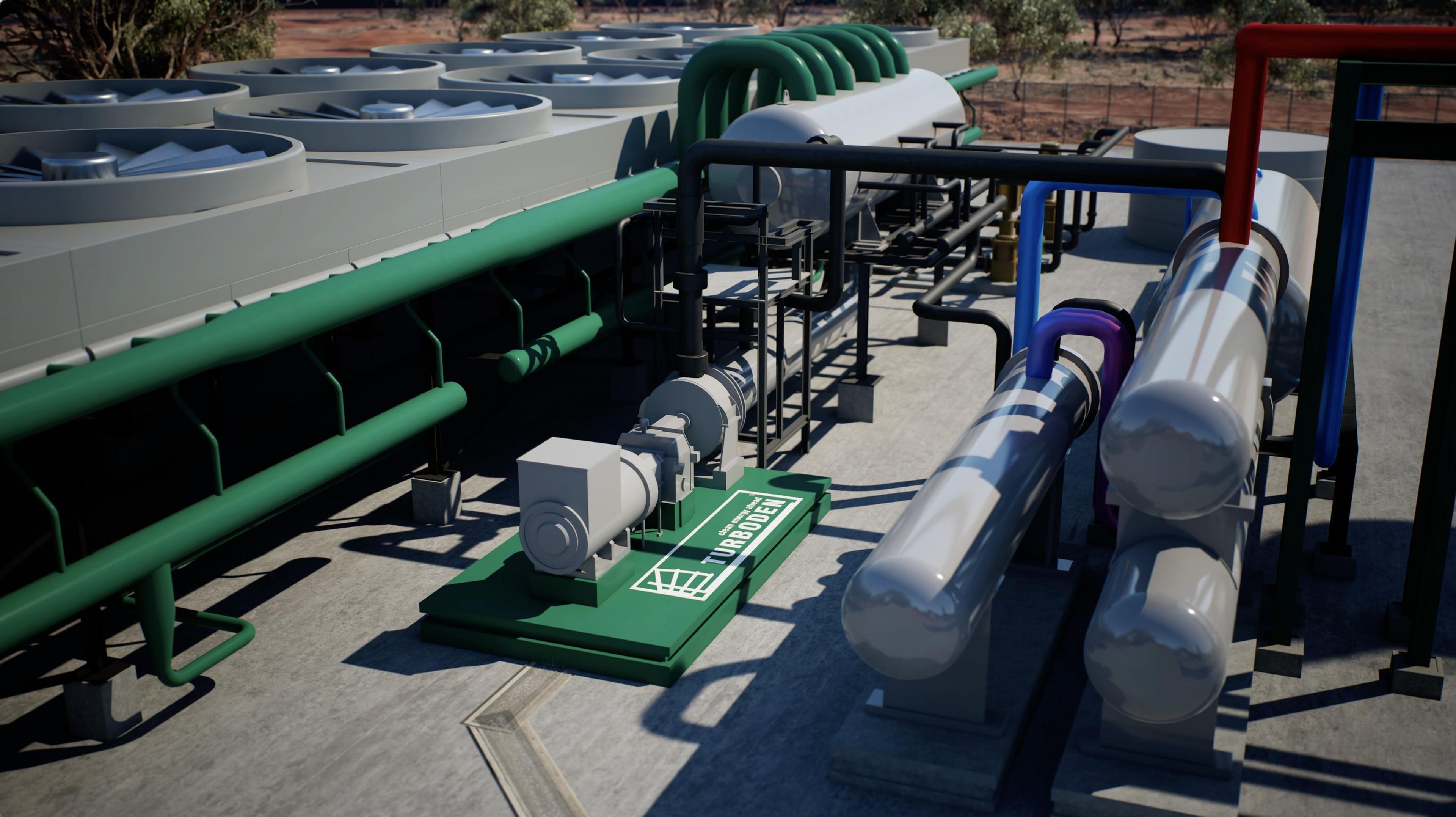 Pipework detail