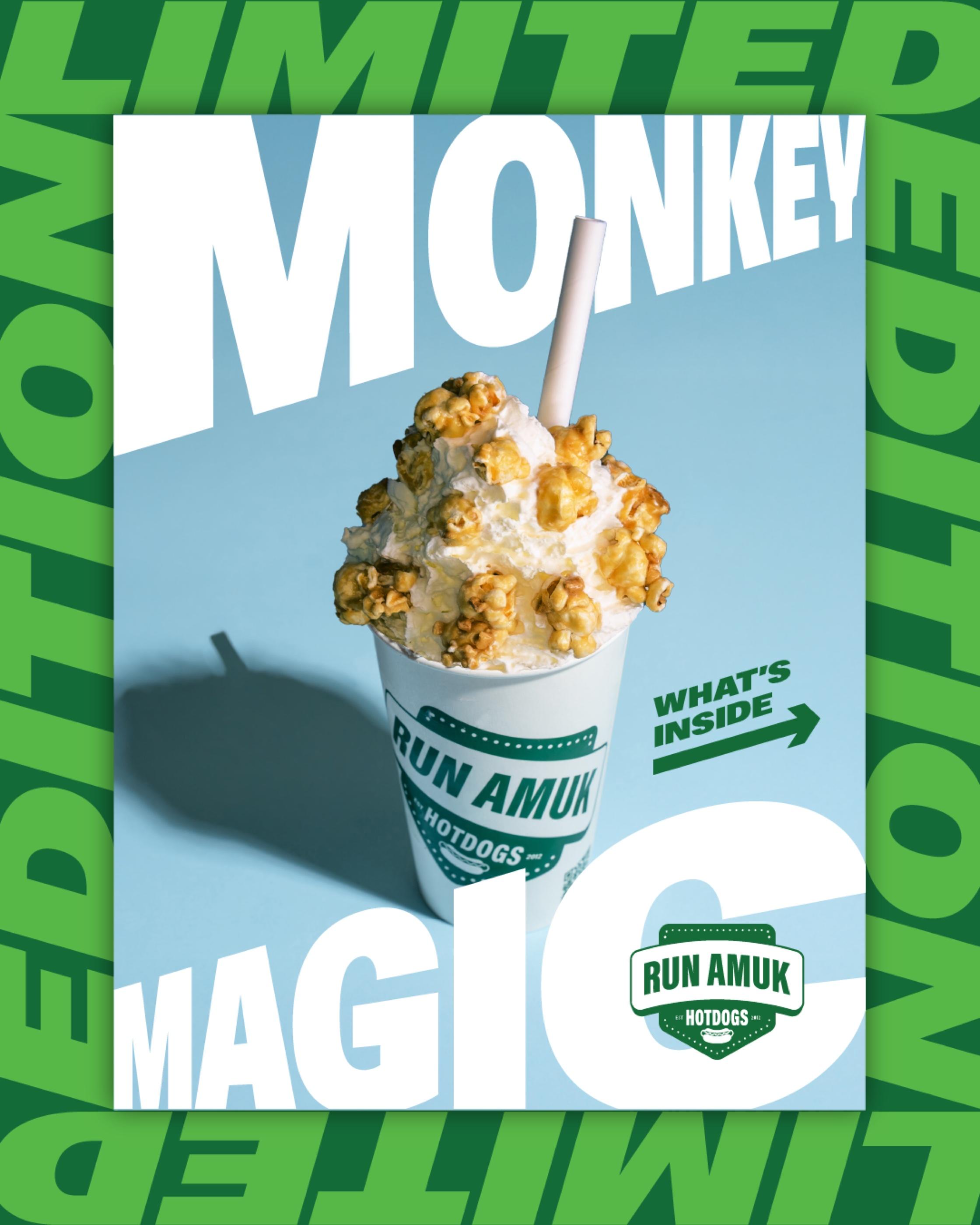 Monkey Magic limited-edition shake post