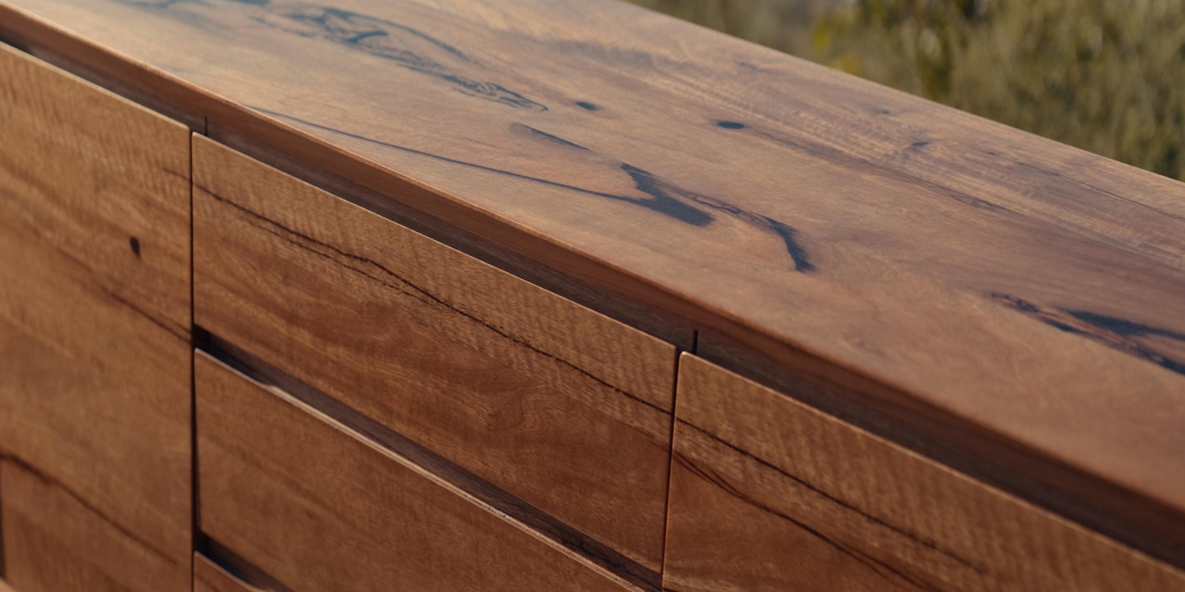 Drawers and Marri top of the Eumundi buffet in the bush