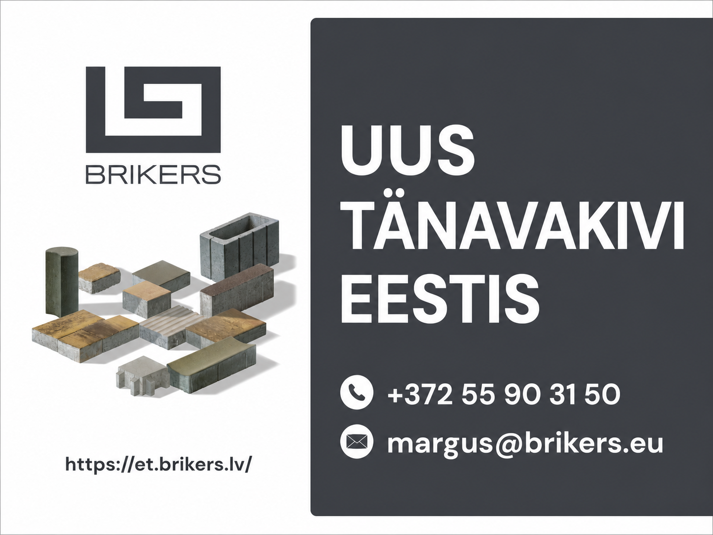 Brikers tänavakivid Eestis