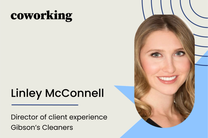 Linley McConnell is the director of client experiences at Gibson's Cleaners.