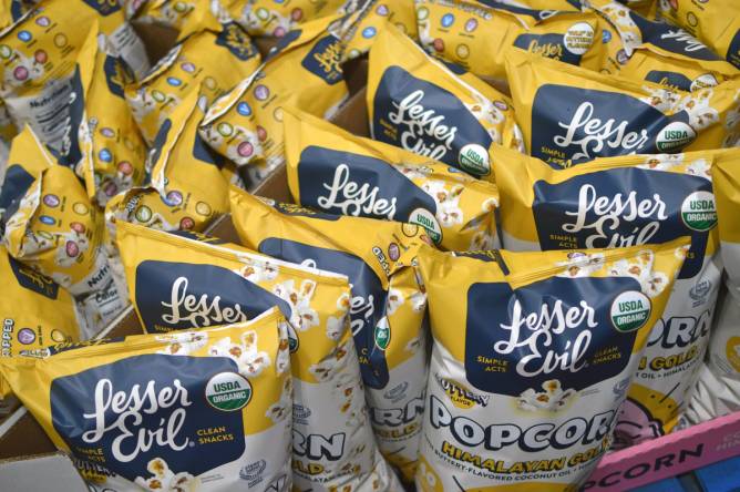 LesserEvil popcorn bags