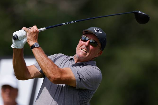 Golfer Phil Mickelson