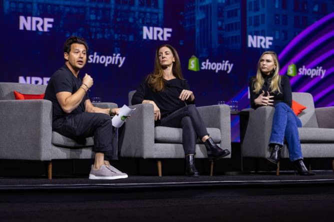 National Retail Federation's Big Show Harley Finkelstein Kat Cole Sara Foster