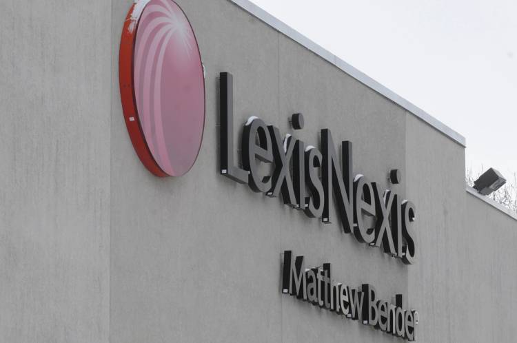 LexisNexis logo on building