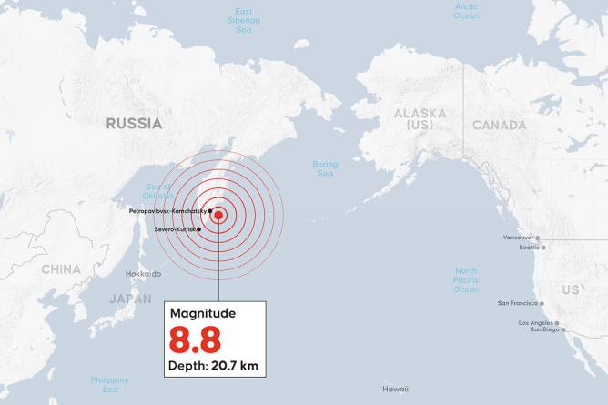 Russia earthquake