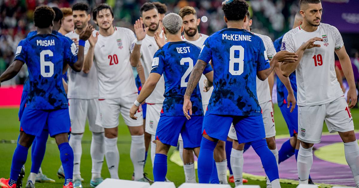 USA beats Iran in politically charged match