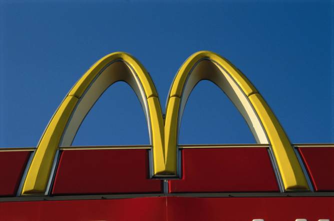 The McDonald's golden arches. 