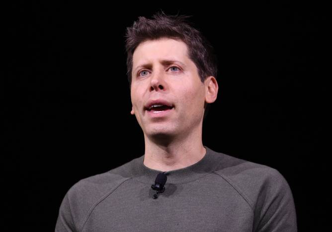 Sam Altman close-up