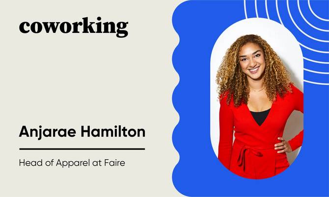 Coworking with  Anjarae Hamilton, head of apparel at Faire