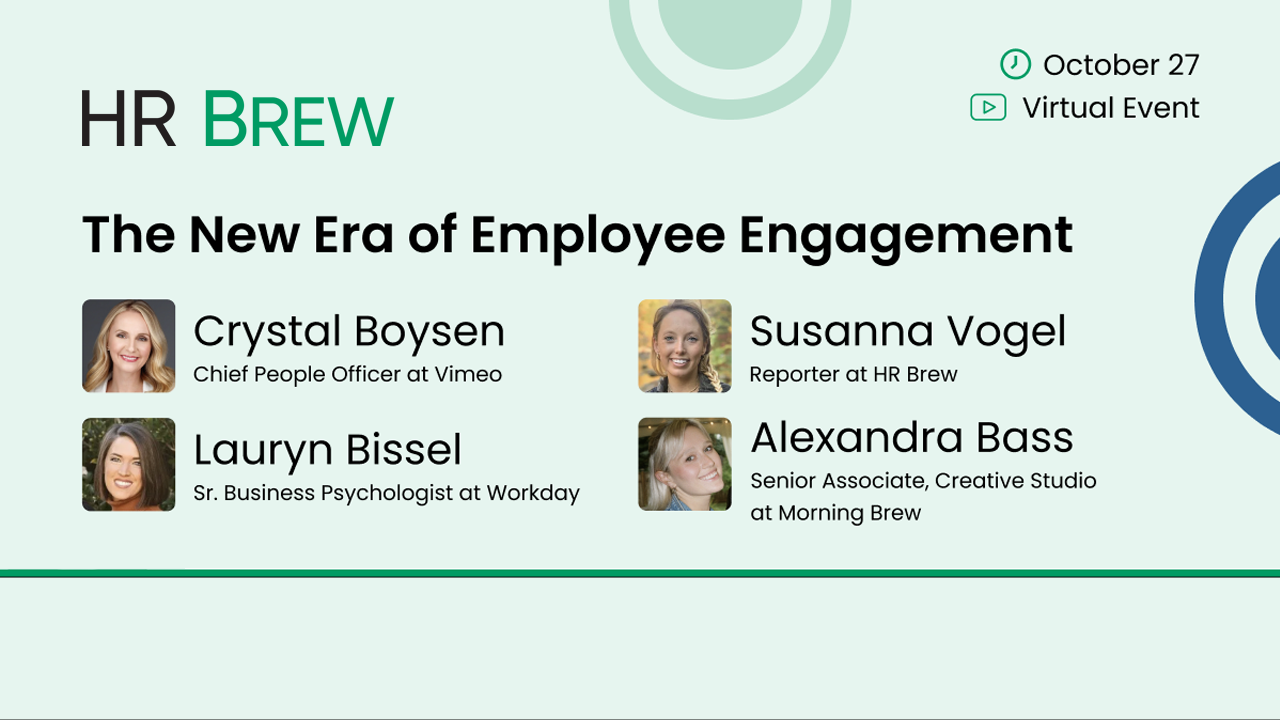 HR Brew webinar with Vimeo and Workday