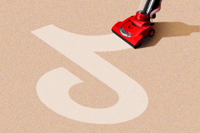 A vacuum making the TikTok logo