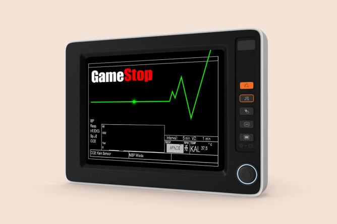 GameStop flatline spikes