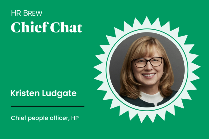 HP’s chief people officer, Kristen Ludgate