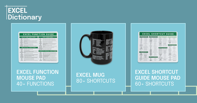 Our best-selling Excel mugs are back in stock!