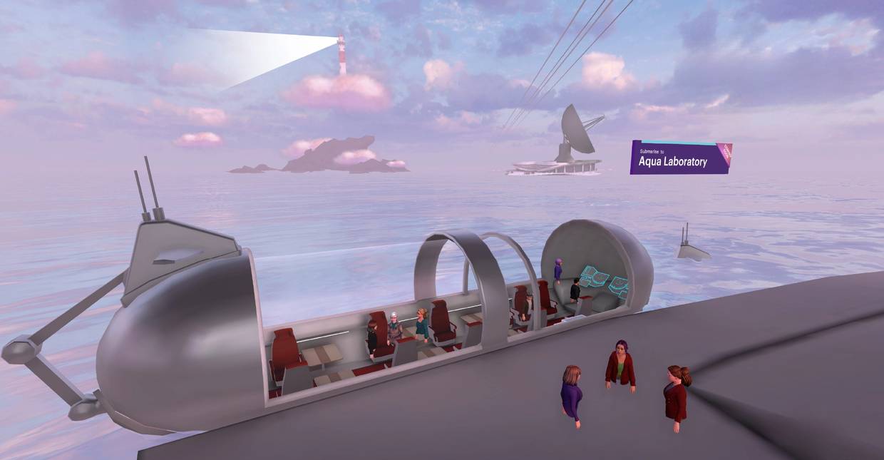 image of One Accenture Park in Microsoft Mesh theme park