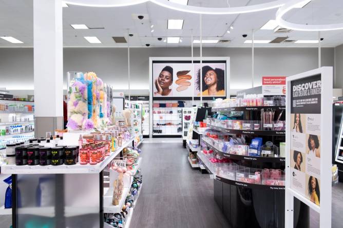 Target's beauty assortment featuring Black-owned brands