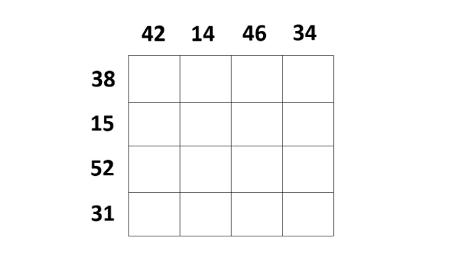 Blank grid for the Friday Puzzle