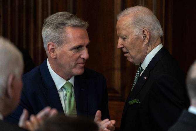 House Speaker Kevin McCarthy and President Joe Biden