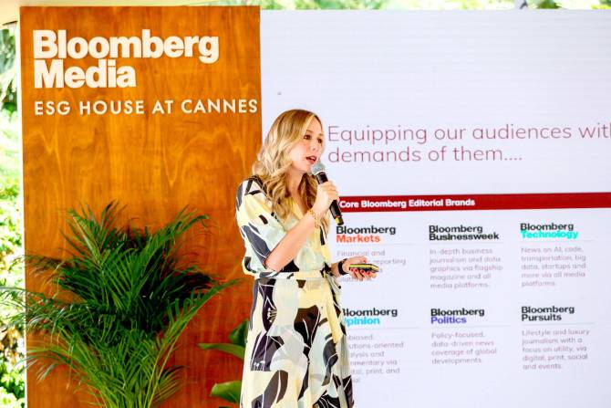 Bloomberg Media's Anne Kawalerski at Cannes