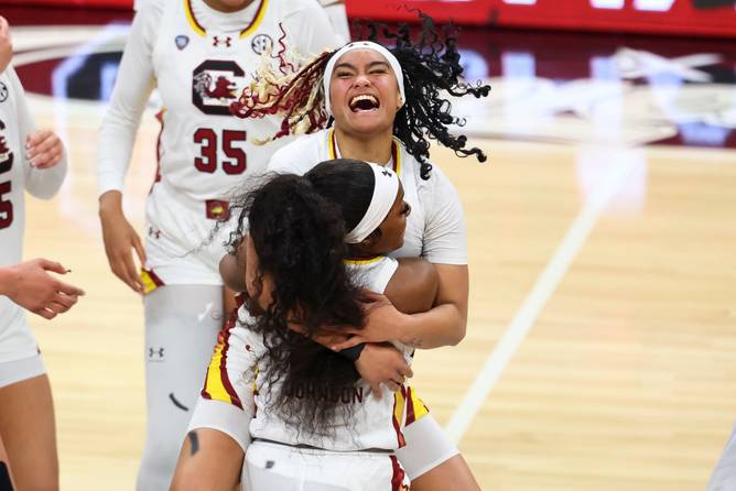 South Carolina celebrating their national title