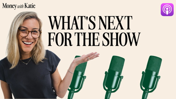 Katie Gatti Tassin next to the words, "What's Next for the Show."
