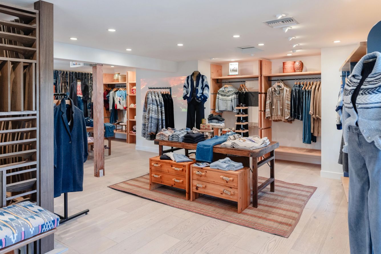 Inside Faherty's Montecito store