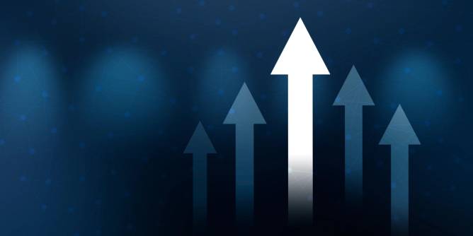 Arrows pointing up