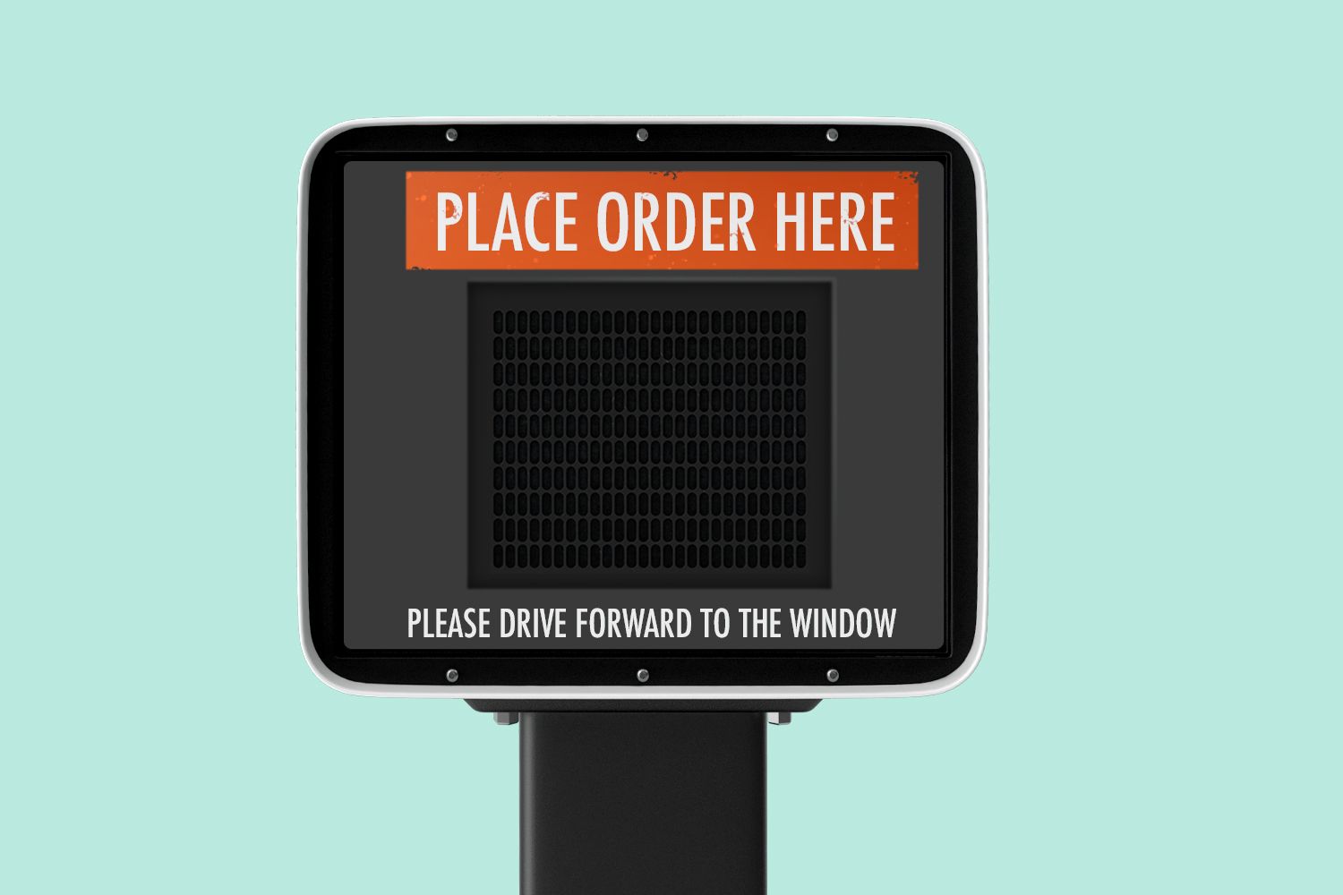 Drive-thru screen